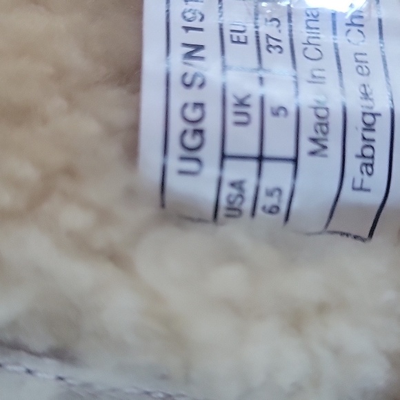 UGG Australia Broome II Black Tall Leather Shearling Winter Women's Boots 6.5 - Picture 12 of 12